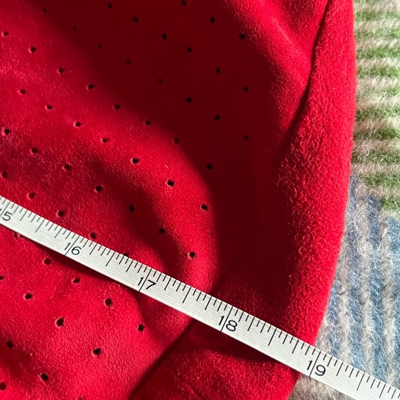 Super Soft Red Suede Bag - Picture 5 of 8